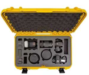 Foam insert for multiple camera lenses in protective case