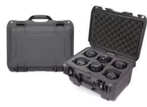 Custom foam insert for camera lenses and accessories