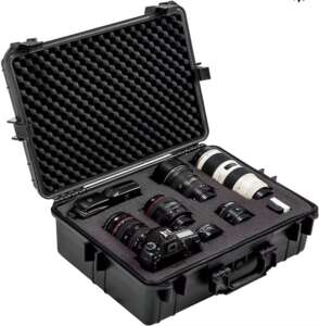 Foam insert for camera accessories and photography equipment