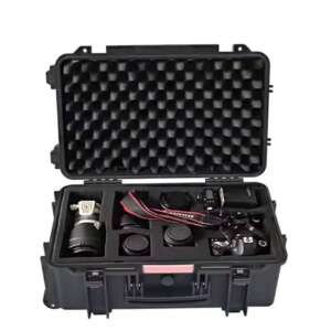 Protective foam insert for camera kit in rugged case