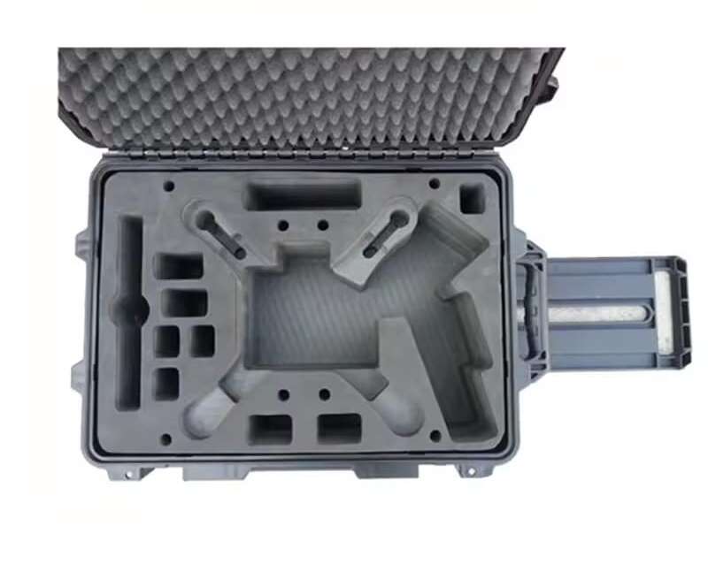 Precision cut foam insert for drone storage case