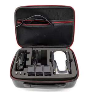 Custom foam insert for drone and accessories in soft carry case