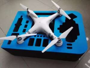 Custom foam insert tray for drone body and components