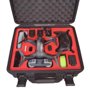 Custom foam insert for professional drone equipment case