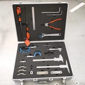 Foam insert for mechanical hand tools in case