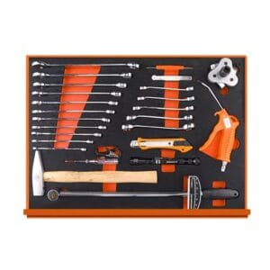 Custom foam insert for mixed hand tools and equipment