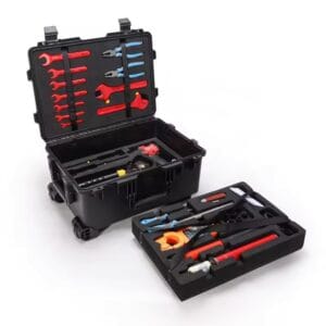 Foam insert for tool box with hand tools organization