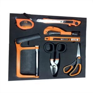 Foam insert for cutting tools and hand tool accessories