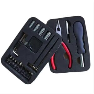 Foam insert for compact hand tools and accessories