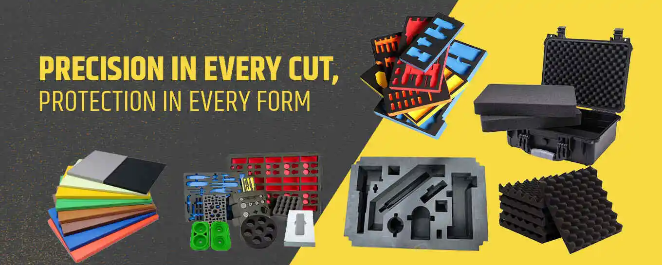 custom foam inserts for industrial packaging and protective foam solutions | Foamkart