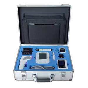 Custom foam insert for portable medical device in hard case