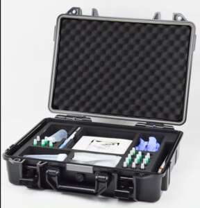 Custom foam insert for diagnostic medical kit in case