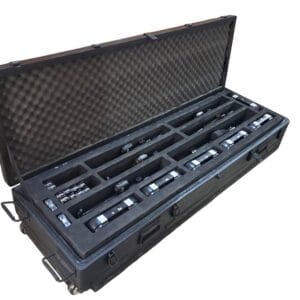 Custom foam packing inside a Unicase hard case designed for secure gun and rifle storage and transport | Foamkart